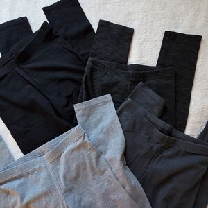 Old Navy Black and Gray Leggings Set